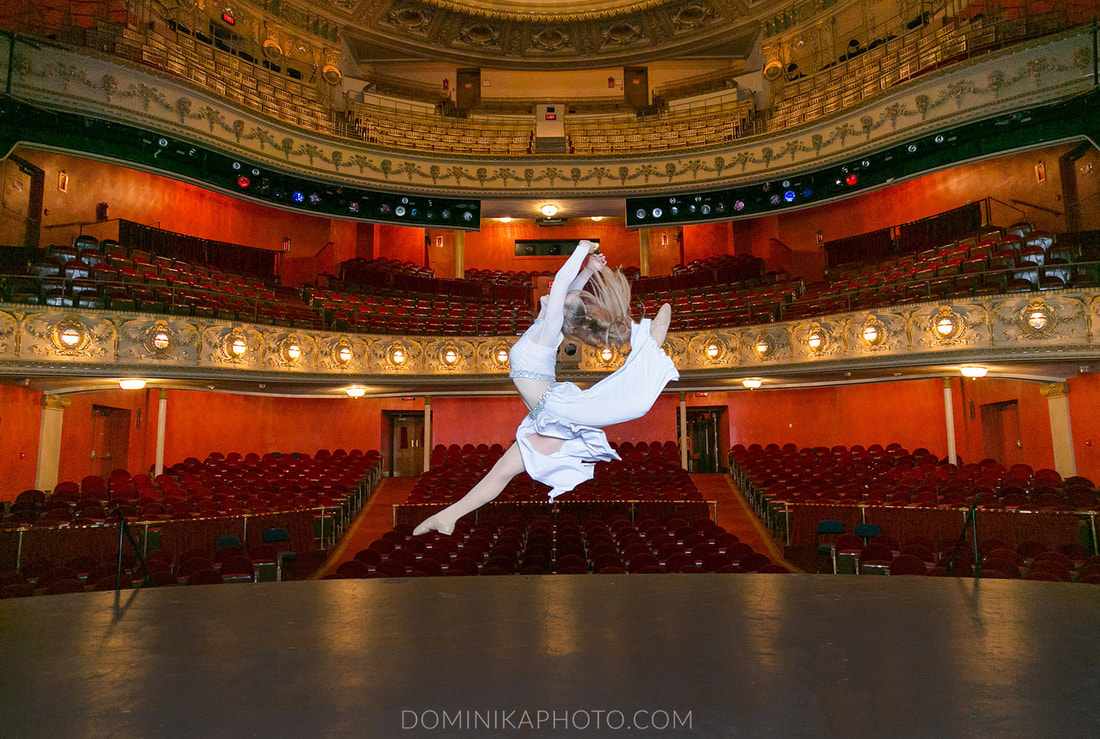 dancer at Pabst Theatre in Milwaukee