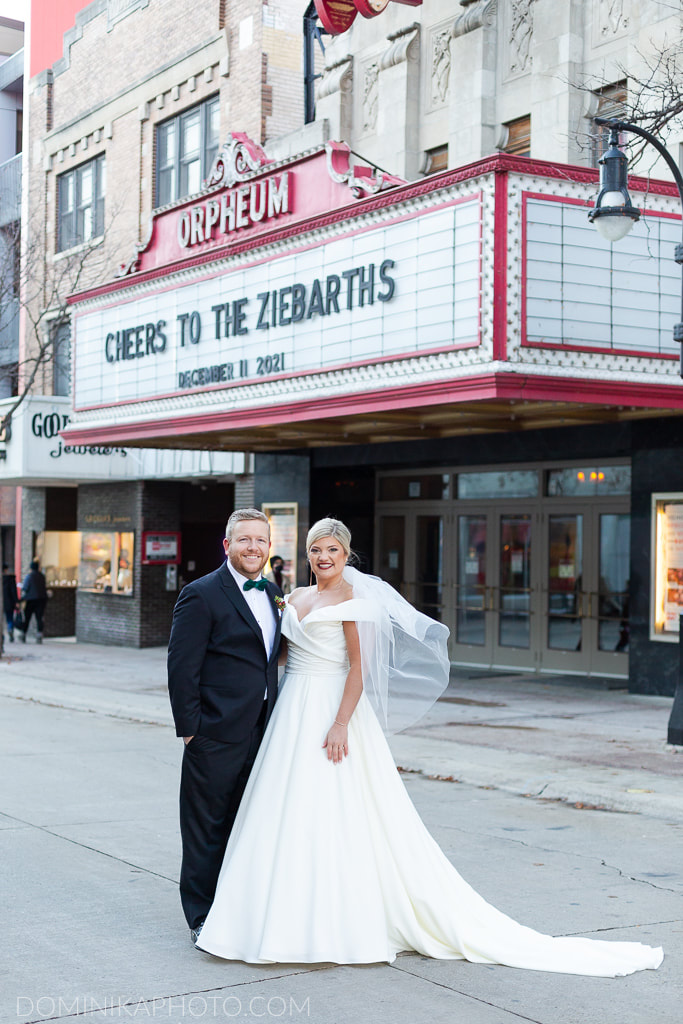 The Orpheum Theater wedding Madison Dominika Photo 
