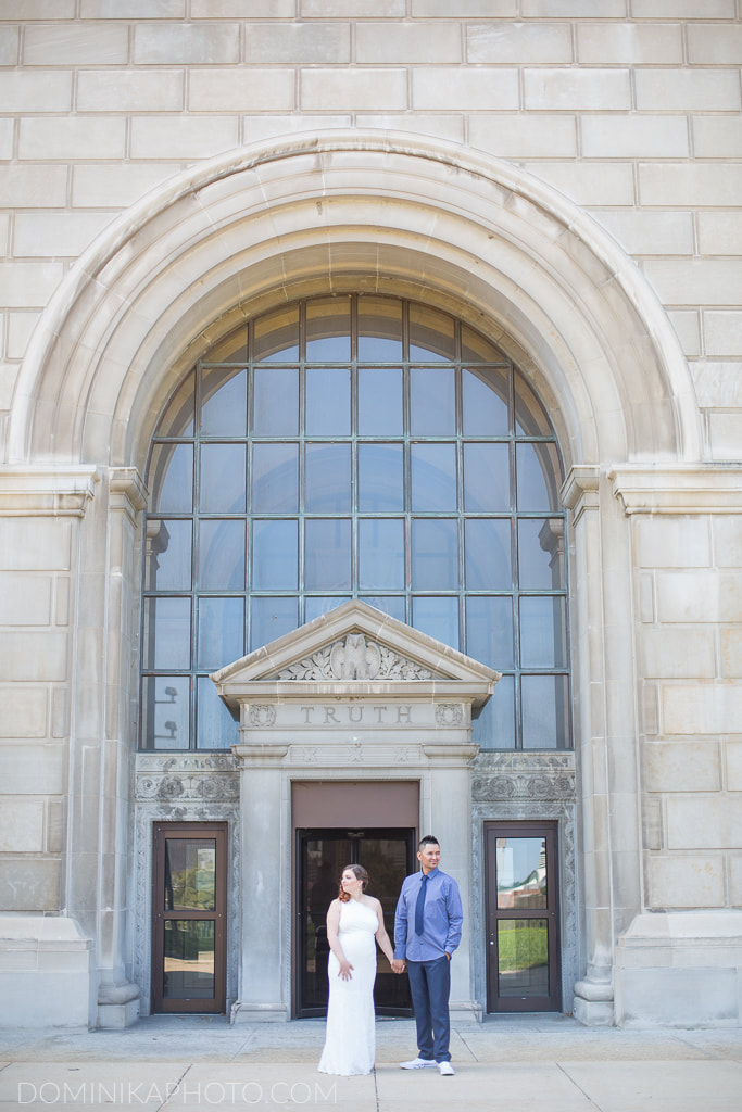 Milwaukee courthouse wedding