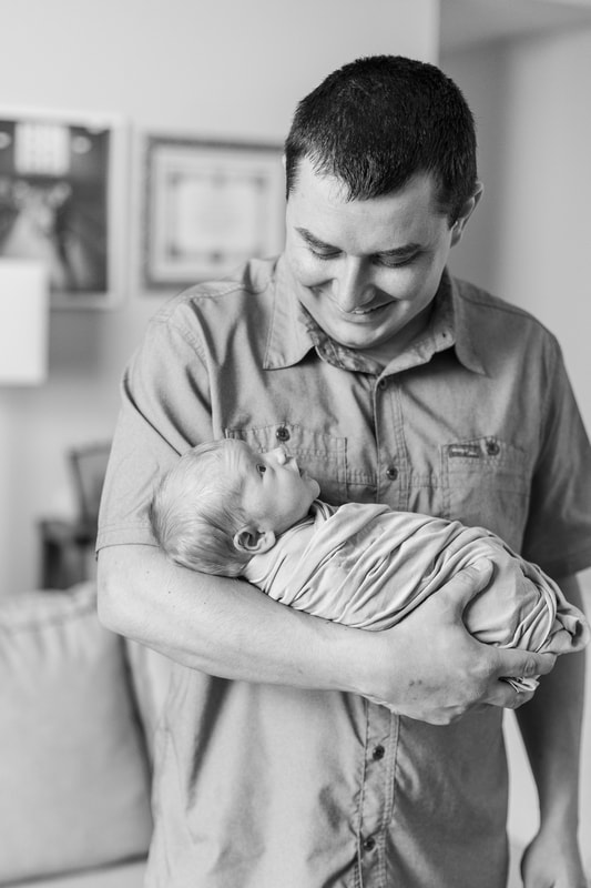 Milwaukee at home newborn photography